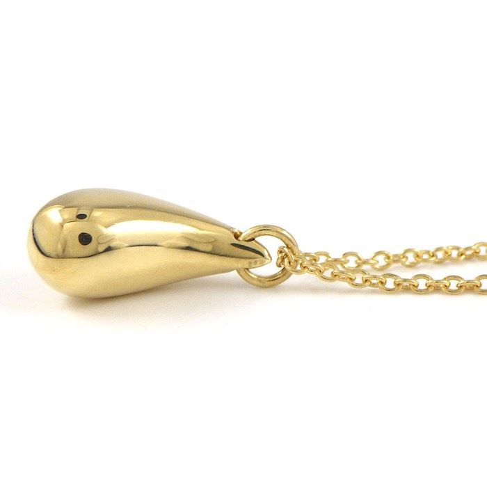 Tiffany & Co Necklace Teardrop 18k Yellow Gold — view 3