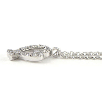 Tiffany & Co Necklace Loving Heart Diamond 18k White Gold — view 3