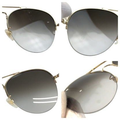 Gucci Gold Gray Metal 007 56 Sunglasses Eyewear — view 8