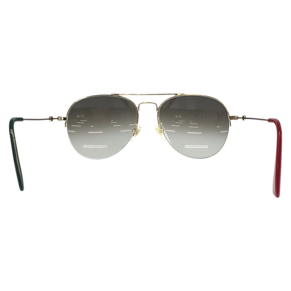 Gucci Gold Gray Metal 007 56 Sunglasses Eyewear — view 3