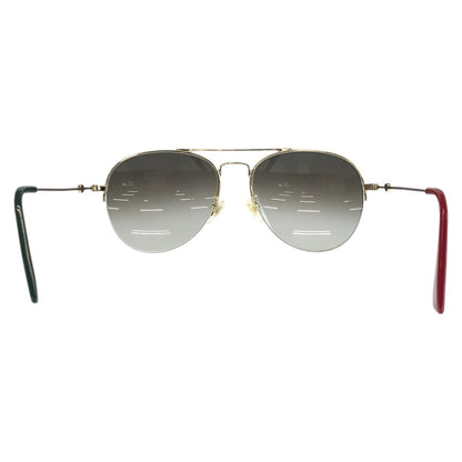 Gucci Gold Gray Metal 007 56 Sunglasses Eyewear — view 3