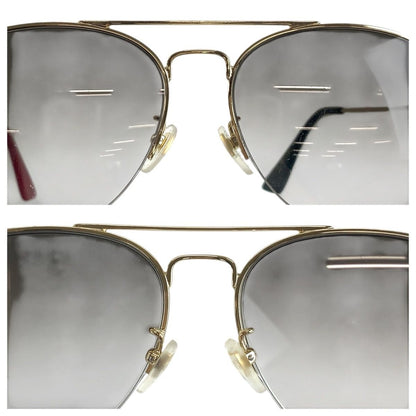 Gucci Gold Gray Metal 007 56 Sunglasses Eyewear — view 6