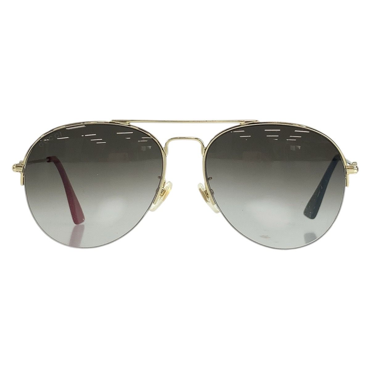 Gucci Gold Gray Metal 007 56 Sunglasses Eyewear — view 2
