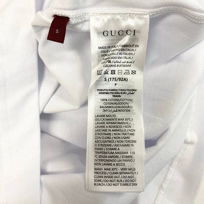 Gucci Sherry Line Front Logo T-Shirt Short Sleeve Top S White — view 8