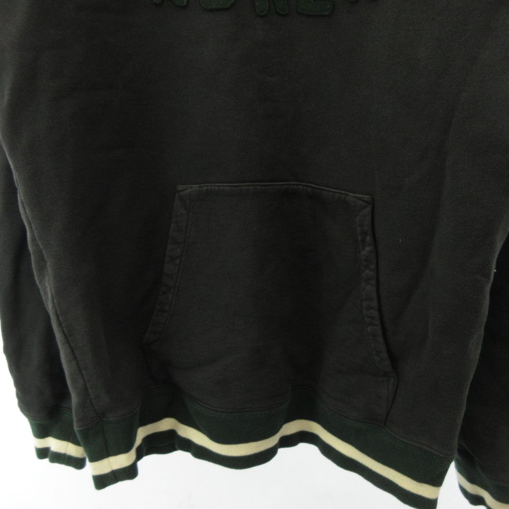 Saint Laurent Paris Logo Hoodie Sweatshirt Brushed Lining Navy XS — view 5