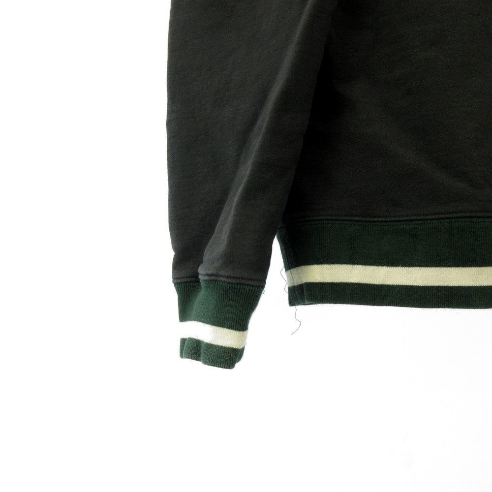 Saint Laurent Paris Logo Hoodie Sweatshirt Brushed Lining Navy XS — view 8