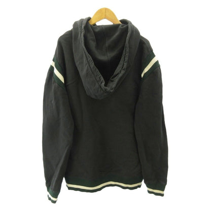 Saint Laurent Paris Logo Hoodie Sweatshirt Brushed Lining Navy XS — view 2