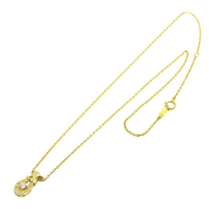 Celine Macadam Diamond Necklace 42 cm 18k YG Yellow Gold — view 2
