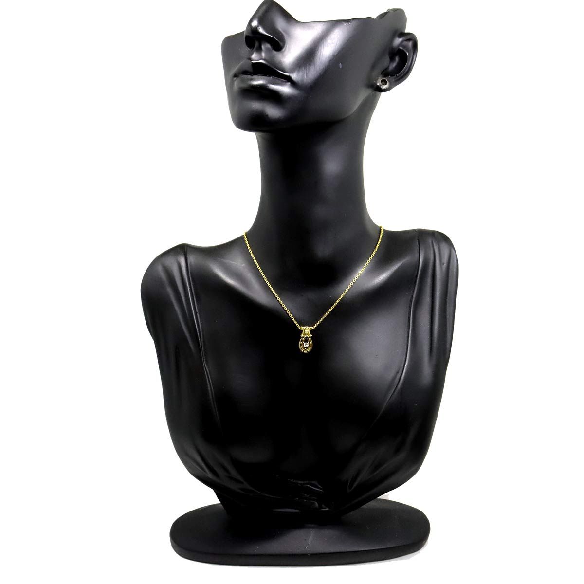 Celine Macadam Diamond Necklace 42 cm 18k YG Yellow Gold — view 8