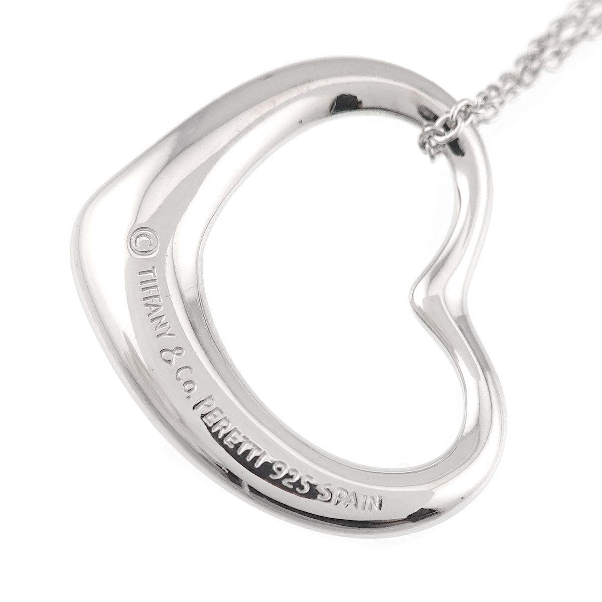 Tiffany & Co Open Heart Necklace 27 45 cm 925 Sterling Silver — view 4