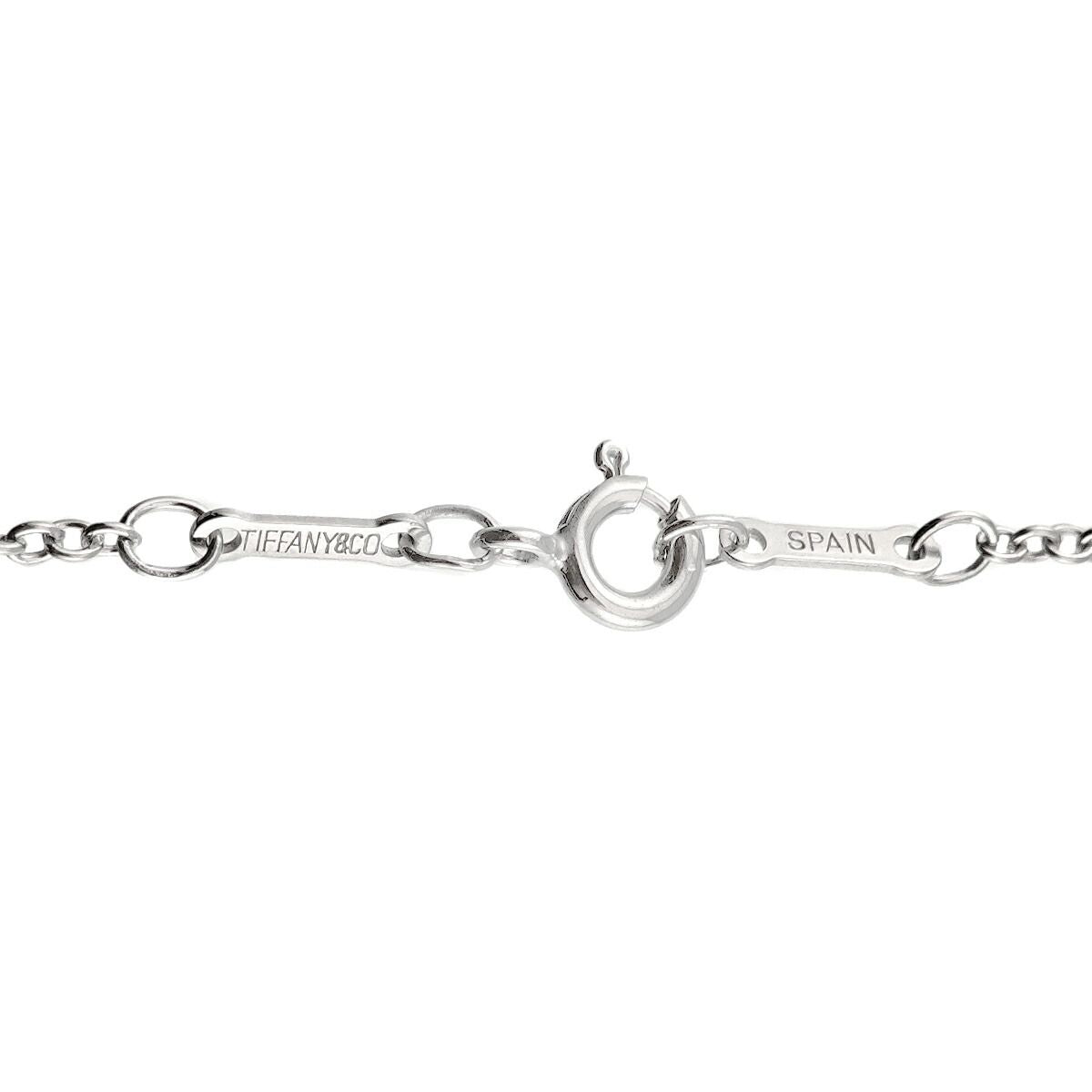 Tiffany & Co Open Heart Necklace 27 45 cm 925 Sterling Silver — view 5