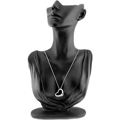 Tiffany & Co Open Heart Necklace 27 45 cm 925 Sterling Silver — view 7