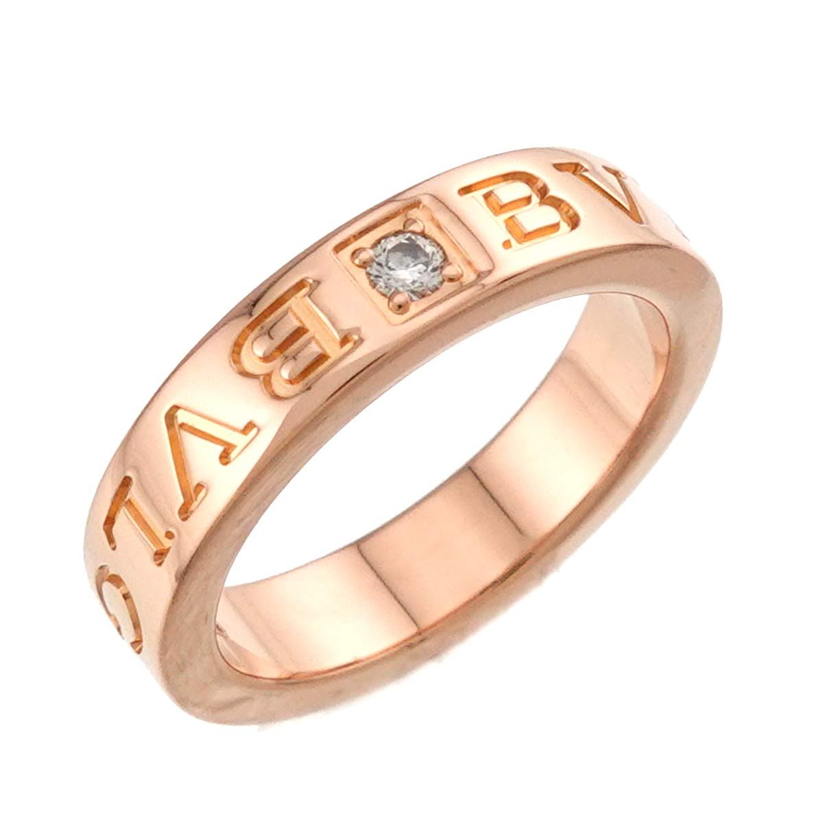 Bvlgari Essential Ring Diamond 18k PG Pink Gold — view 4