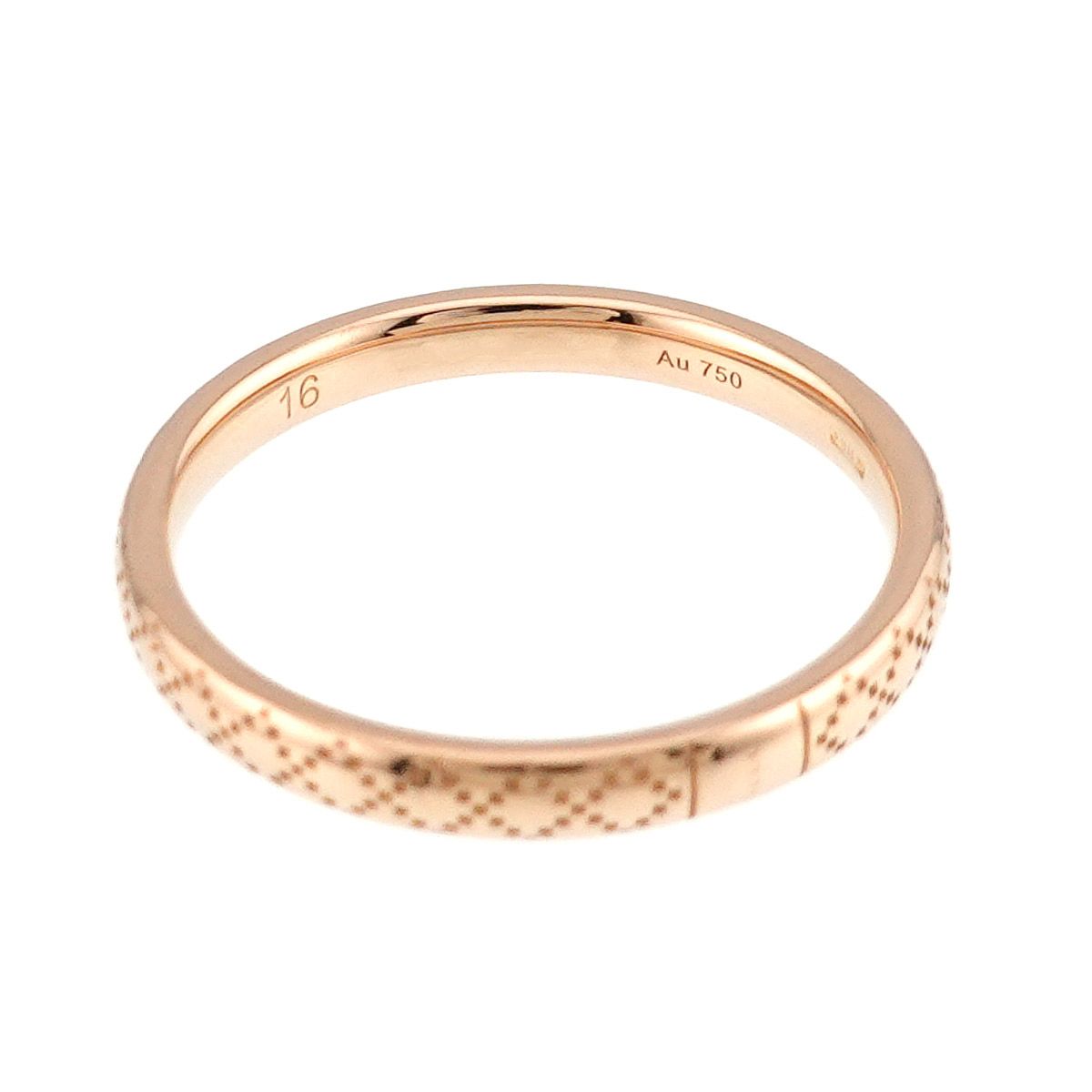 Gucci Diamantissima Ring 18k PG Pink Gold 750 — view 5