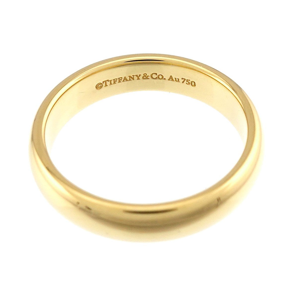 Tiffany & Co Forever Band Ring 18k YG Yellow Gold 750 — view 3