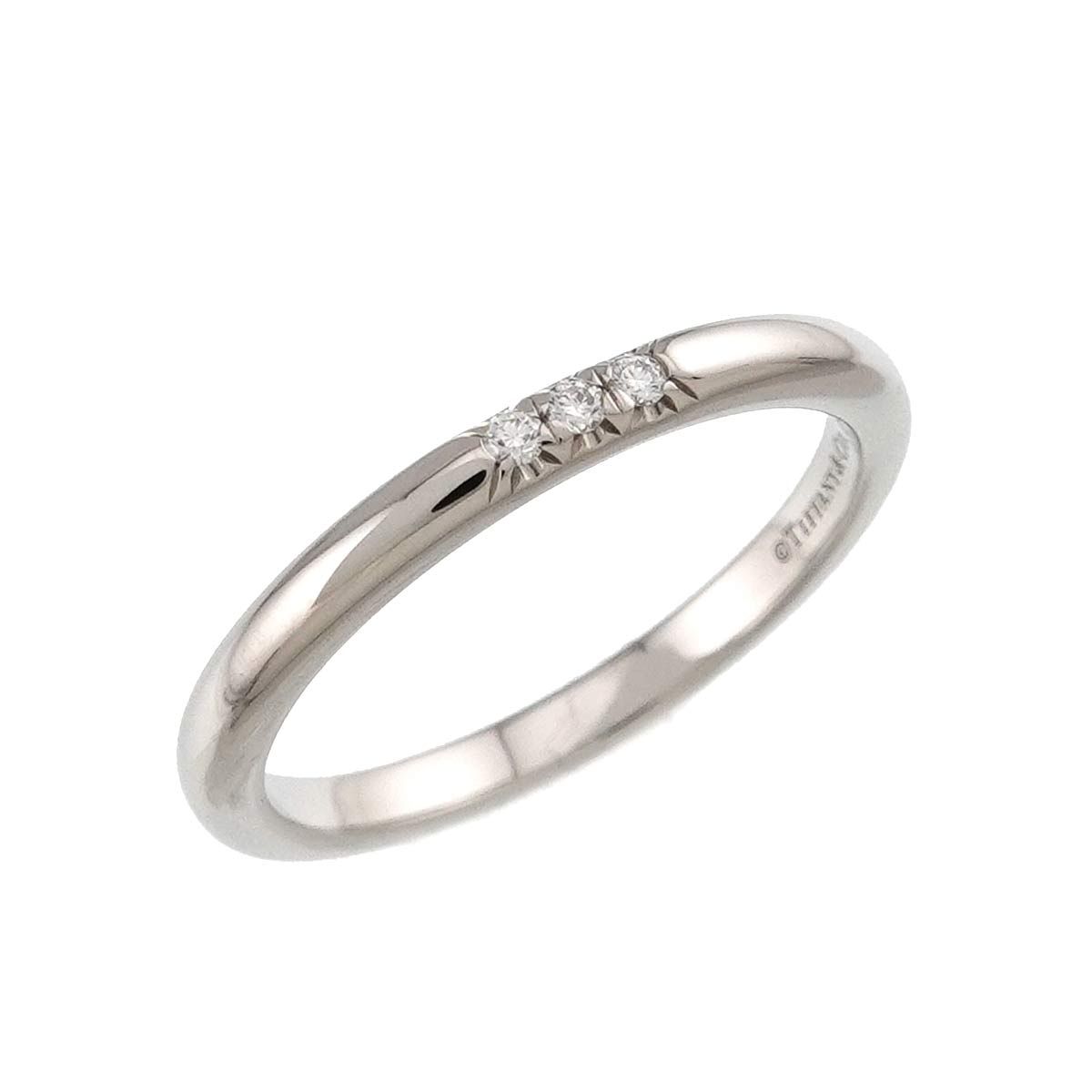Tiffany & Co Forever Ring Diamond Pt Platinum — view 4