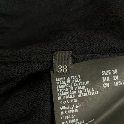 Prada Long Sleeve Sweater 38 S Black — view 5