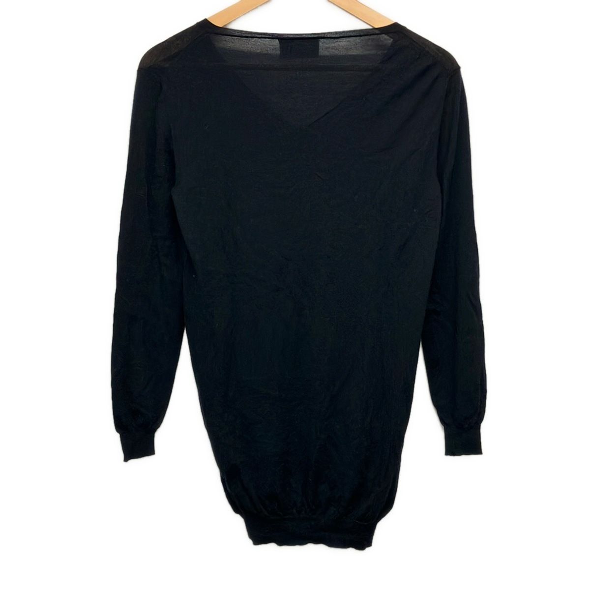 Prada Long Sleeve Sweater 38 S Black — view 2