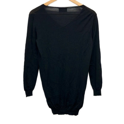Prada Long Sleeve Sweater 38 S Black — view 2