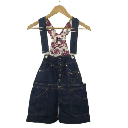 Dolce & Gabbana Denim All in One Shorts 24 Indigo Short Length Floral Pattern