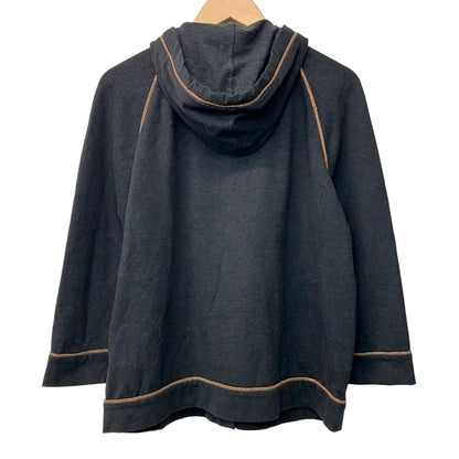 Brunello Cucinelli Hoodie XXL XL Dark Gray Long Sleeve Chain — view 2