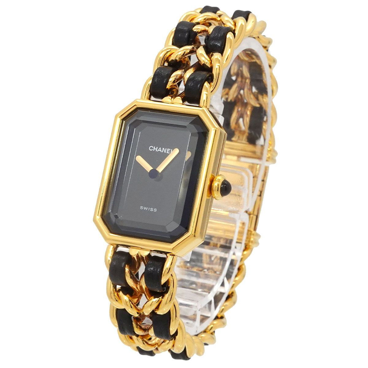 Chanel Premiere M Vintage Watch Black Gold — view 2