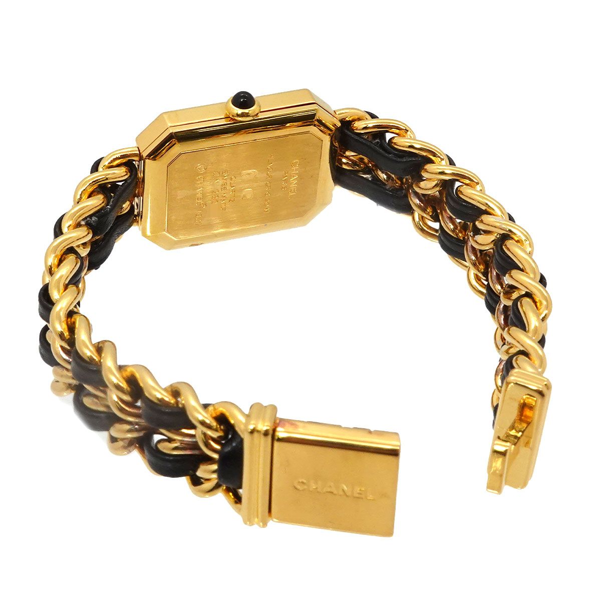 Chanel Premiere M Vintage Watch Black Gold — view 4