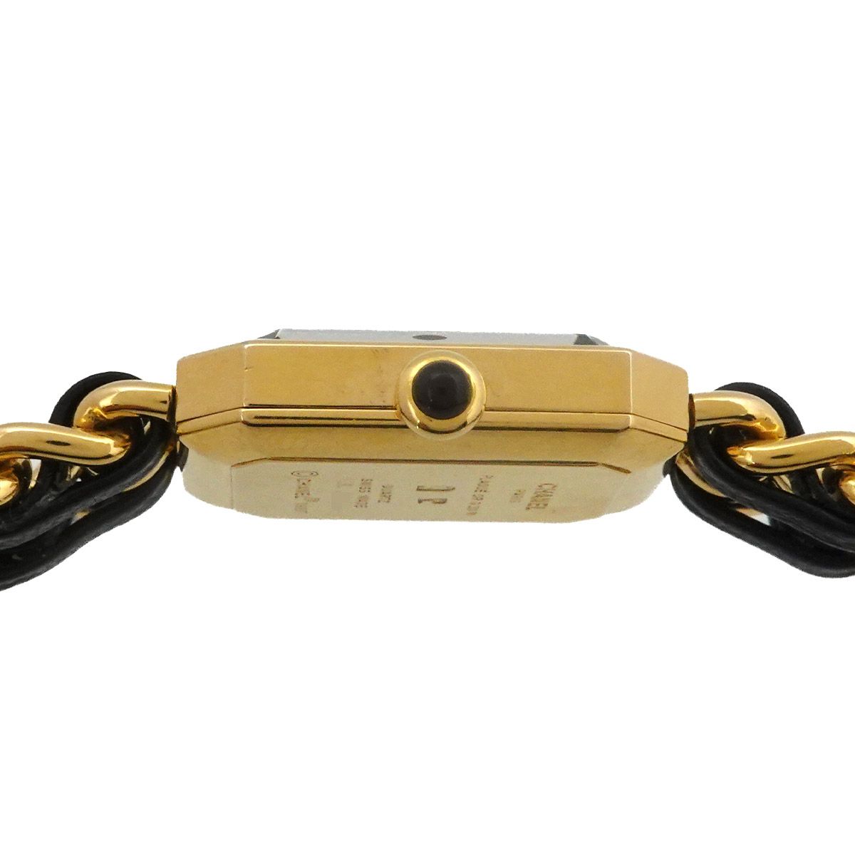 Chanel Premiere L Vintage Watch Black Gold — view 5
