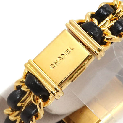 Chanel Premiere S Vintage Watch Black Gold Quartz — view 6
