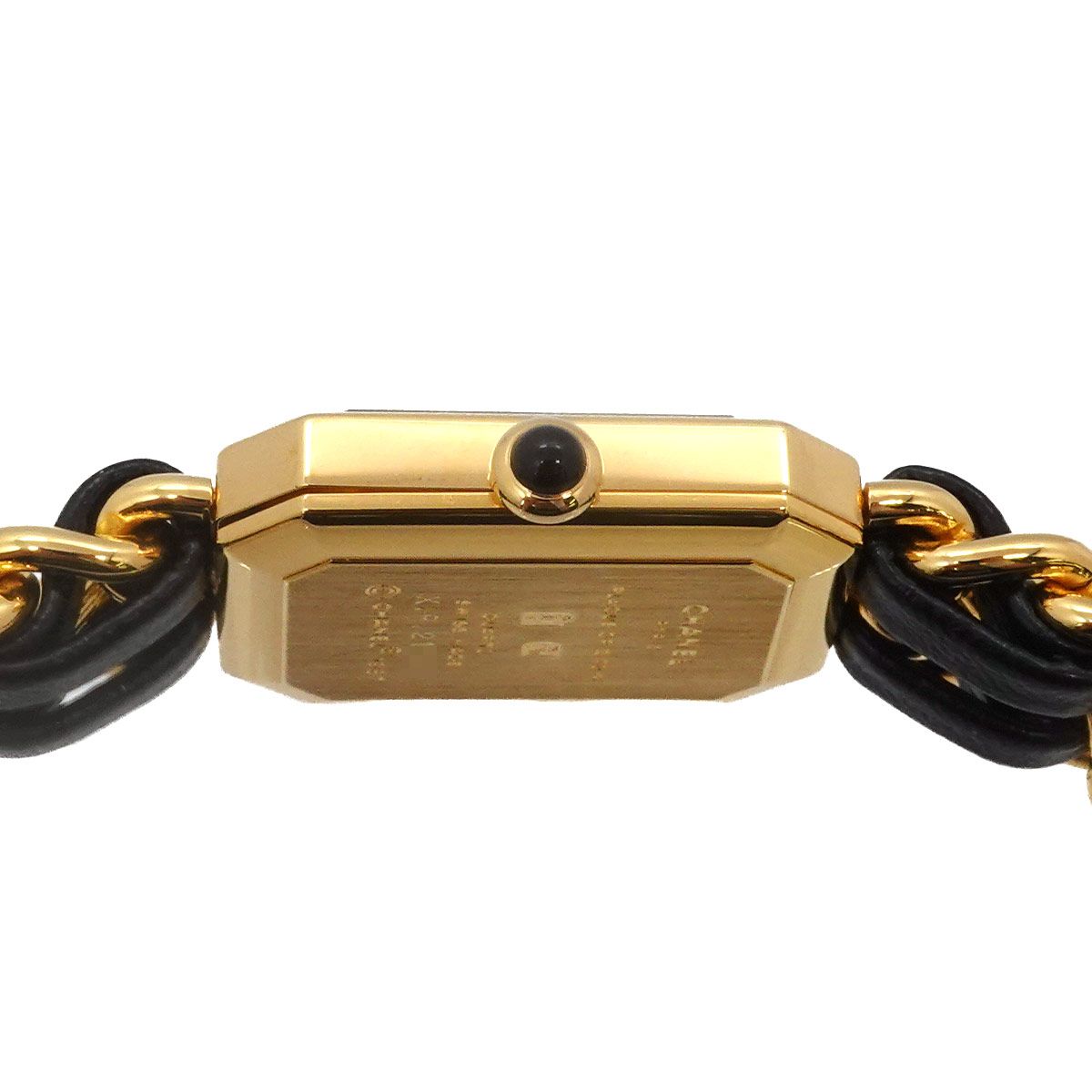 Chanel Premiere S Vintage Watch Black Gold Quartz — view 5