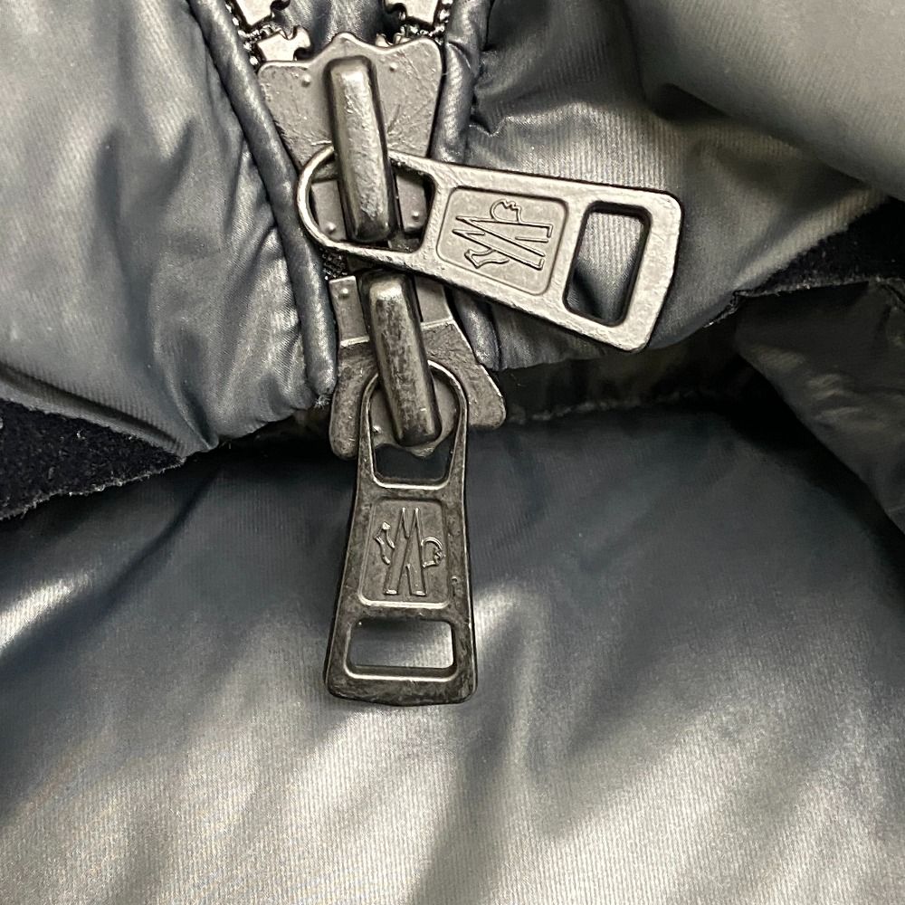 Moncler Grandrieux Nylon Down Jacket Black — view 7