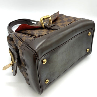 Louis Vuitton Knightsbridge Handbag Damier Azur Canvas Brown — view 4