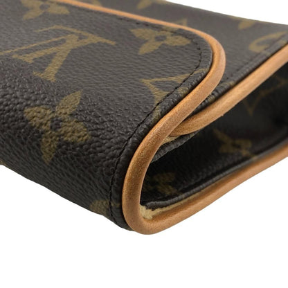 Louis Vuitton Florentine Monogram Leather Pochette Brown Handbag — view 6
