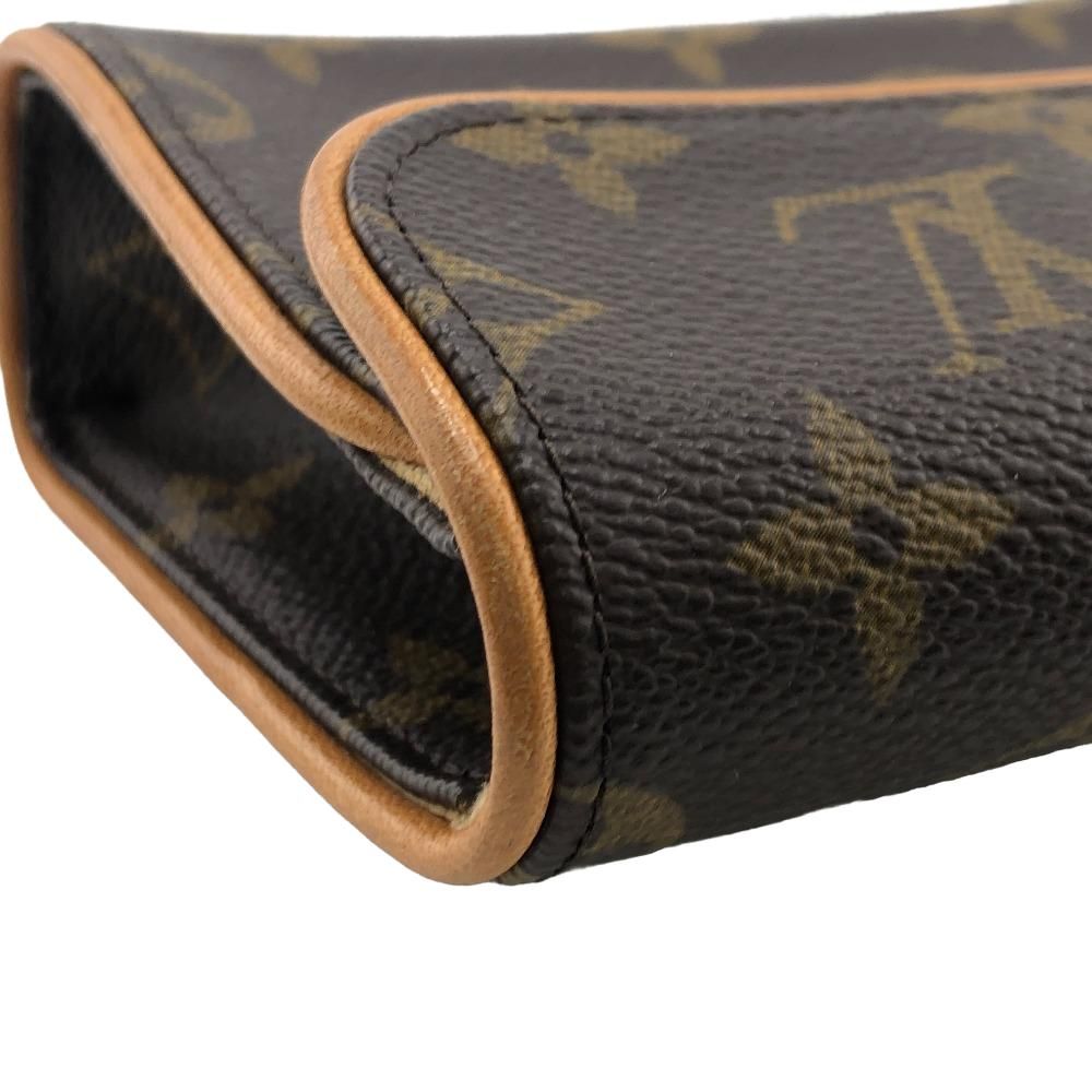 Louis Vuitton Florentine Monogram Leather Pochette Brown Handbag — view 5
