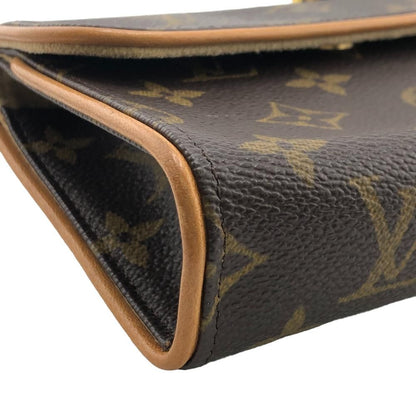 Louis Vuitton Florentine Monogram Leather Pochette Brown Handbag — view 3