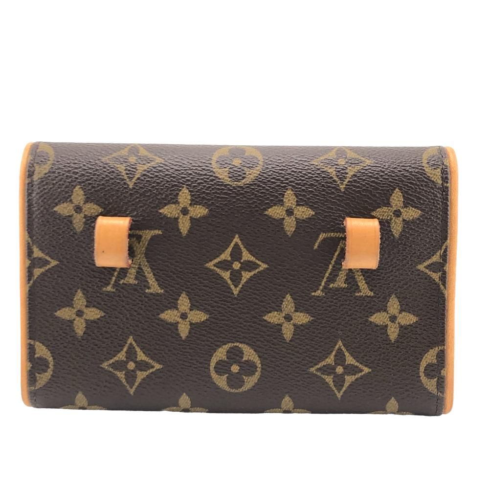 Louis Vuitton Florentine Monogram Leather Pochette Brown Handbag — view 2