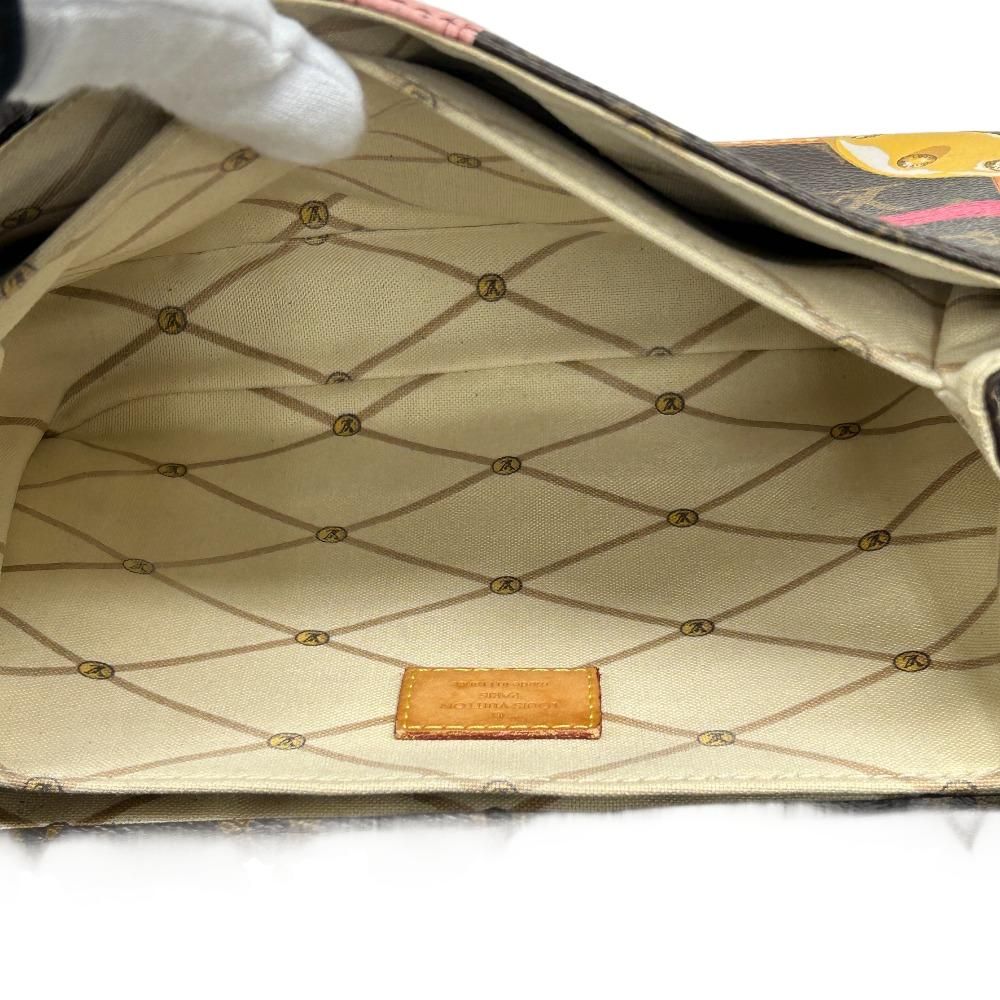 Louis Vuitton Summer Trunk Pochette Metis Monogram Leather Shoulder Bag Brown — view 7