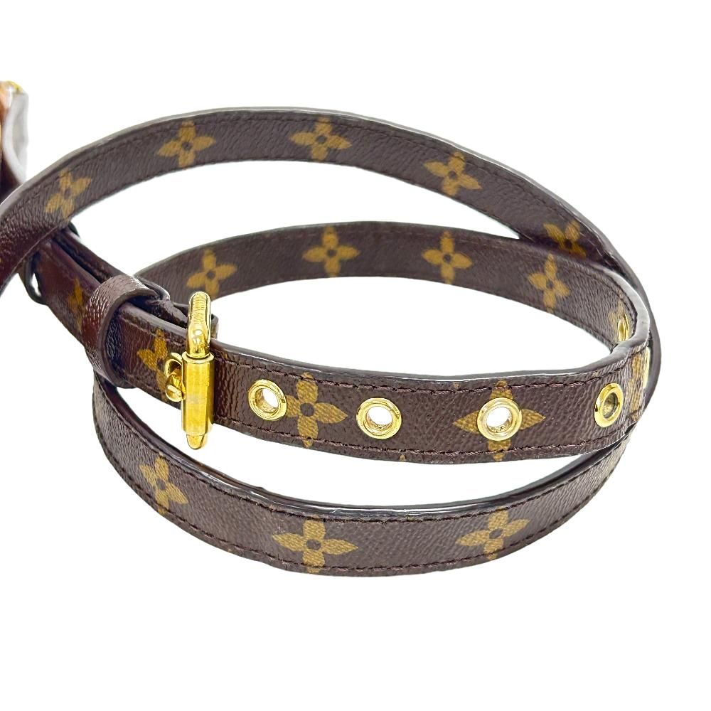 Louis Vuitton Summer Trunk Pochette Metis Monogram Leather Shoulder Bag Brown — view 5