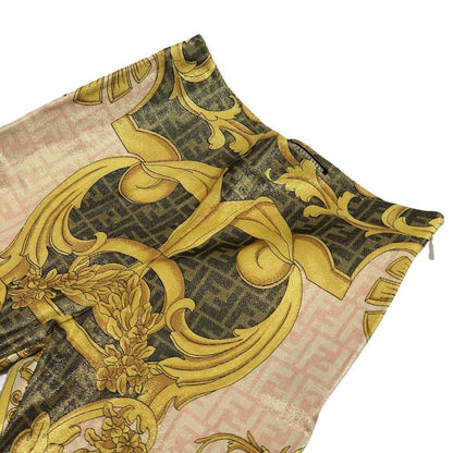 Fendi Nylon Pants Gold — view 6