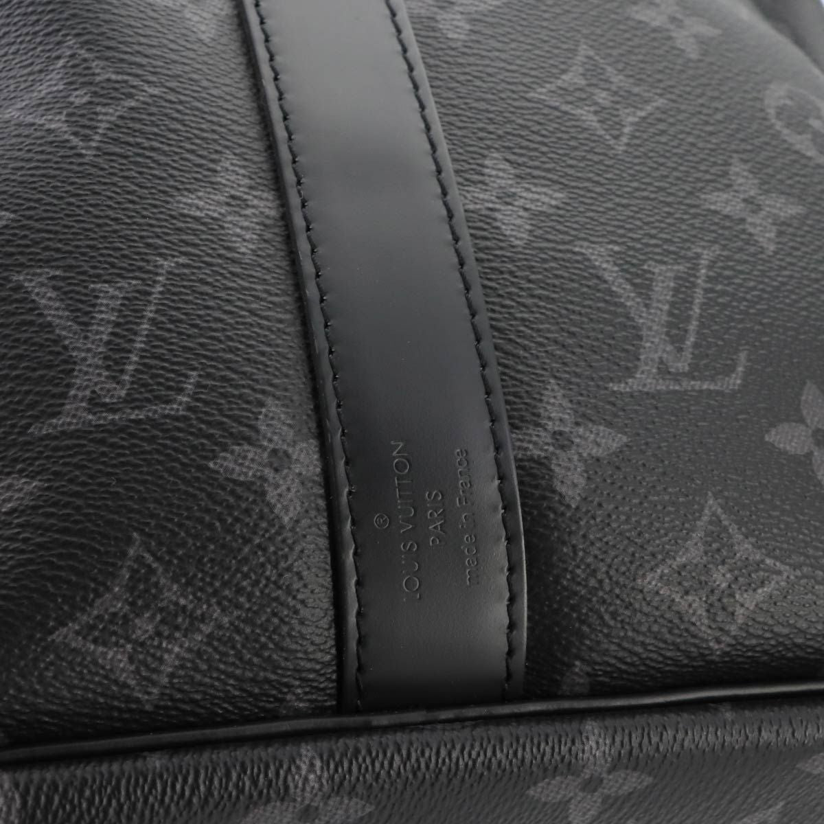 Louis Vuitton Monogram Eclipse Keepall Bandouliere 45 2-Way Boston — view 8