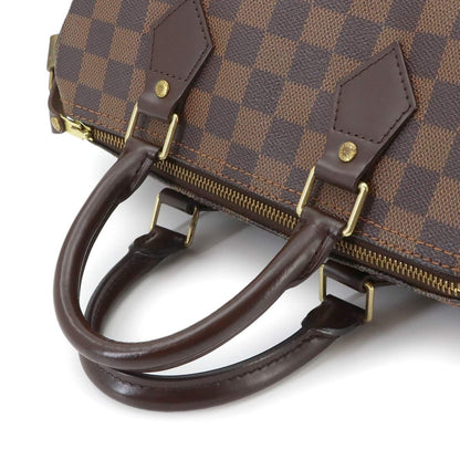 Louis Vuitton Damier Speedy 25 Hand Bag Ebene Brown Gold — view 5