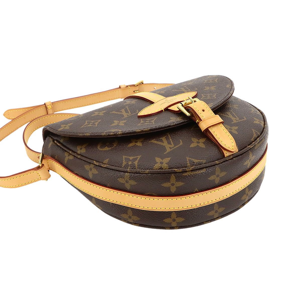 Louis Vuitton Monogram Cite GM Shoulder Bag Brown Gold Chantilly — view 4