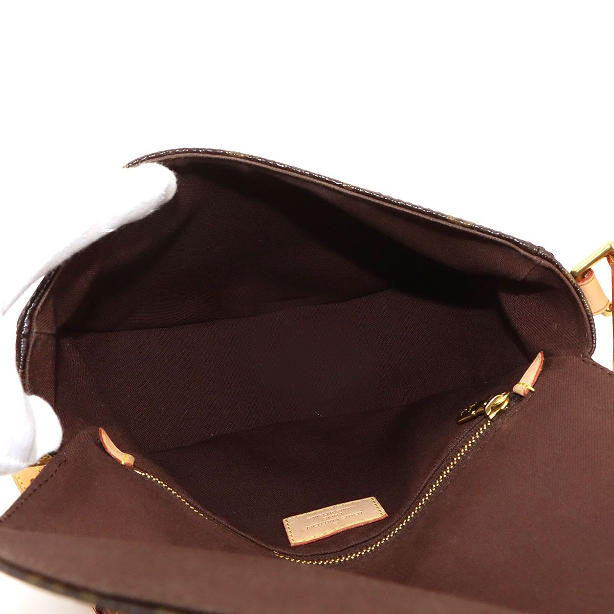 Louis Vuitton Monogram Cite GM Shoulder Bag Brown Gold Chantilly — view 7