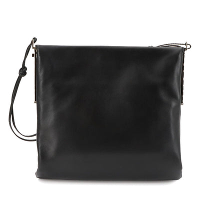 Gucci Shoulder Bag Leather Black 005 Silver — view 3