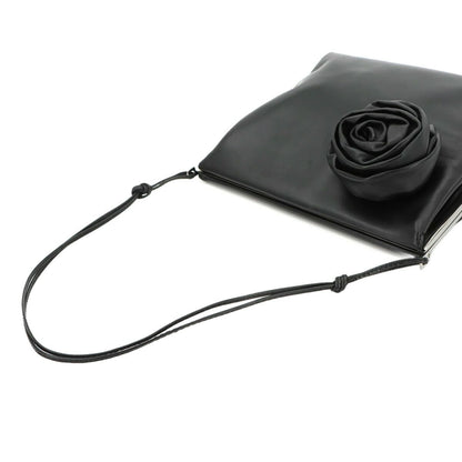 Gucci Shoulder Bag Leather Black 005 Silver — view 6