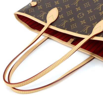 Louis Vuitton Monogram Neverfull Tote Brown Cerise — view 5