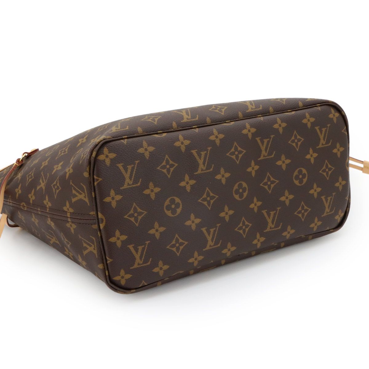Louis Vuitton Monogram Neverfull Tote Brown Cerise — view 4