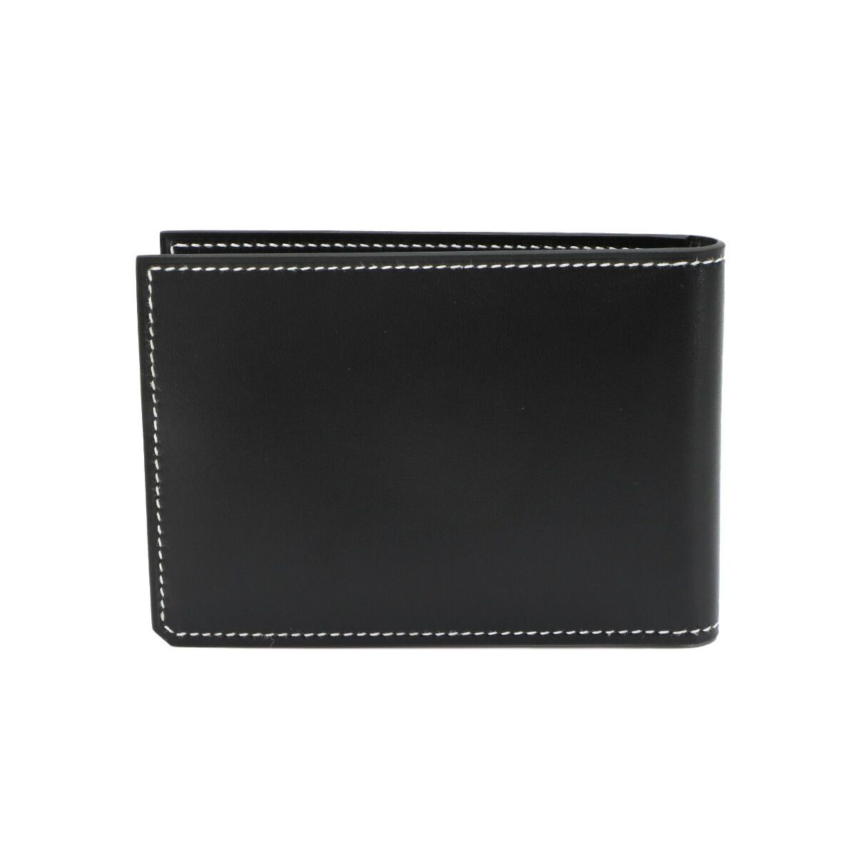 Hermes Series Oriental Card Case Business Holder Box Calf Black — view 3