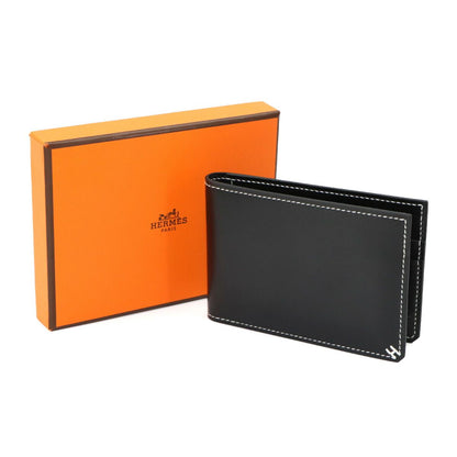 Hermes Series Oriental Card Case Business Holder Box Calf Black — view 2