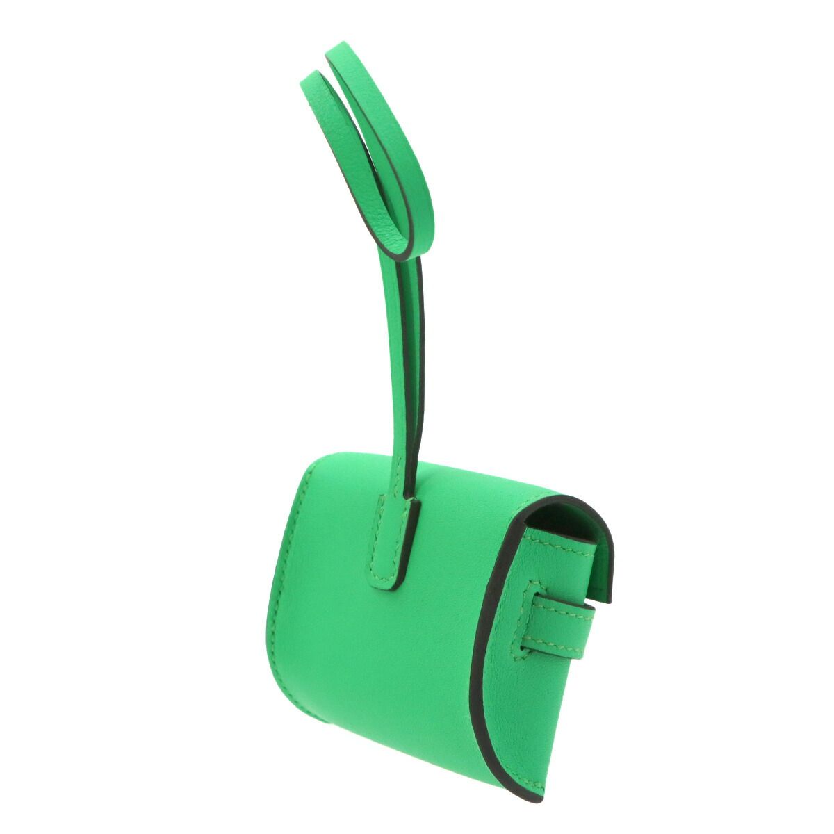 Hermes Kelly Festival Bag Charm Swift Vert Comic — view 4